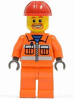LEGO Construction Worker (cty0111) minifigure