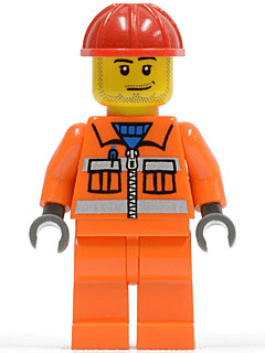 LEGO Construction Worker (cty0113) minifigure