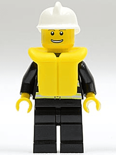 LEGO Fire (cty0116b) Town / City Minifigure