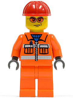 LEGO Construction Worker (cty0132) minifigure