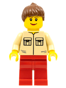 LEGO Farm Hand Female (cty0135) minifigure