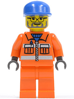 LEGO Sanitary Engineer 3 (cty0158) Town / City Minifigure
