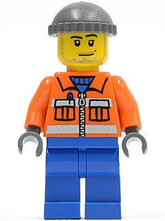 LEGO Construction Worker (cty0168) minifigure