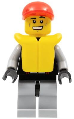 LEGO Lifeguard (cty0236) minifigure