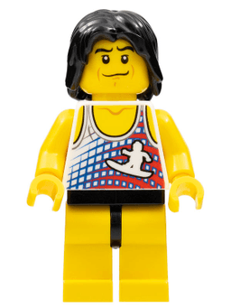 LEGO Wind Surfer (cty0237) minifigure