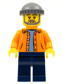 LEGO Lighthouse Keeper (cty0239) minifigure