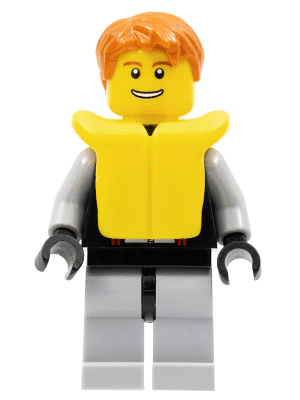 LEGO Jet Skier Male (cty0250) Town / City Minifigure