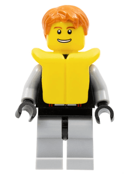 LEGO Jet Skier Male (cty0250) minifigure