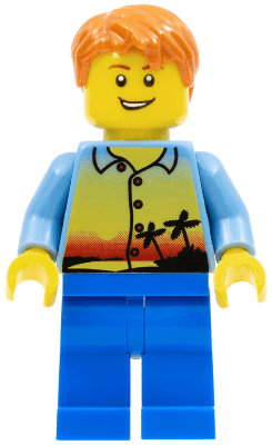 LEGO Sunset and Palm Trees (cty0275) minifigure