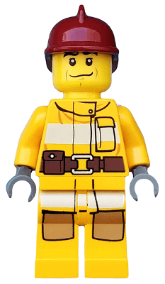 LEGO Fire (cty0286) Town / City Minifigure