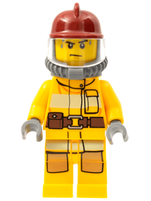 LEGO Fire (cty0301) Town / City Minifigure