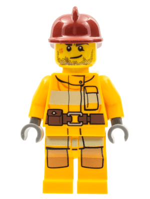 LEGO Fire (cty0302) Town / City Minifigure