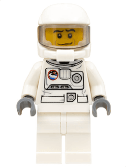 LEGO Spacesuit Space Helmet Black Eyebrows (cty0324) minifigure