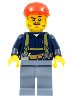 LEGO Miner (cty0333) minifigure