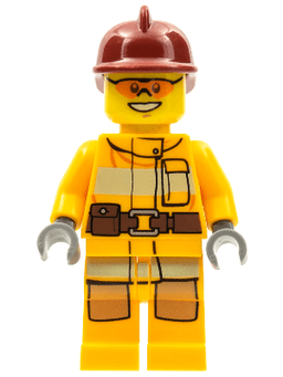 LEGO Fire (cty0338) minifigure