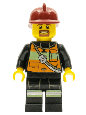LEGO Fire (cty0342) Town / City Minifigure