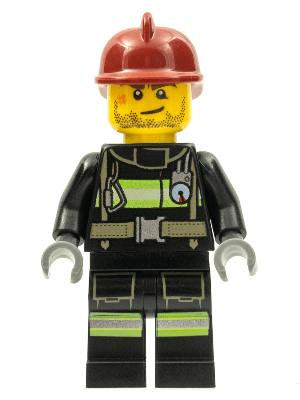 LEGO Fire (cty0343) Town / City Minifigure
