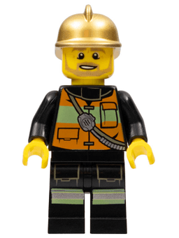 LEGO Fire Chief (cty0345) minifigure