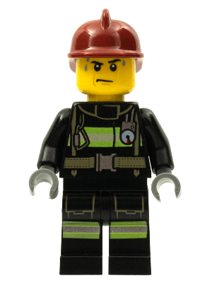 LEGO Fire (cty0351) Town / City Minifigure