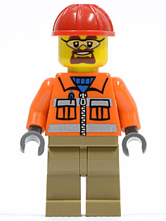LEGO Construction Worker (cty0366) minifigure