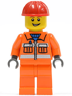 LEGO Construction Worker (cty0368) minifigure