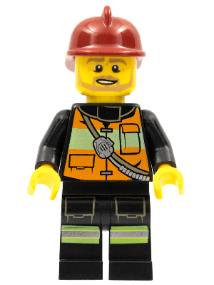 LEGO Fire (cty0369) Town / City Minifigure