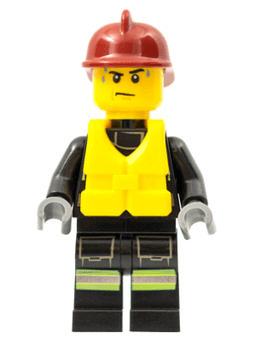 LEGO Fire (cty0372) minifigure