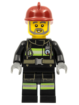 LEGO Fire (cty0381) Town / City Minifigure