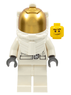 LEGO Astronaut Underwater Helmet (cty0384) Town / City Minifigure