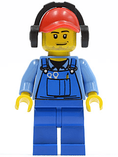 LEGO Cargo Worker (cty0421) Town / City Minifigure
