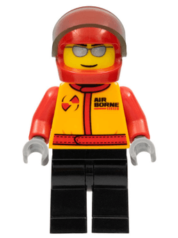 LEGO Stunt Pilot Airborne Spoilers (cty0423) minifigure