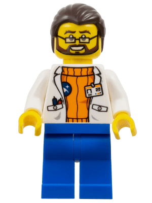 LEGO Arctic Scientist (cty0494) Town / City Minifigure