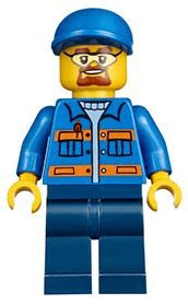 LEGO Snowplow Driver (cty0520) Town / City Minifigure