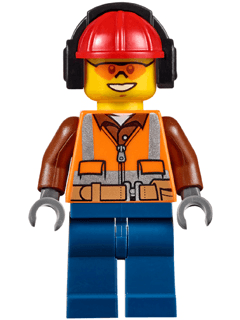 LEGO Construction Worker (cty0527) Town / City Minifigure