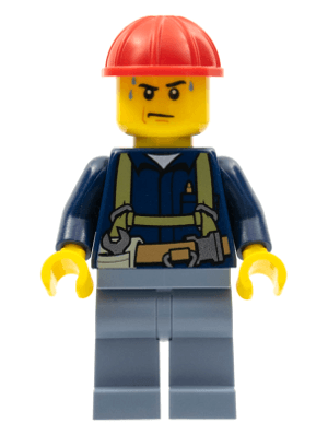 LEGO Construction Worker (cty0530) Town / City Minifigure