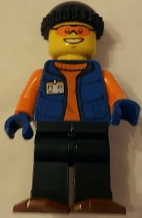 LEGO Arctic Research Assistant with Snowshoes (cty0553) Town / City Minifigure
