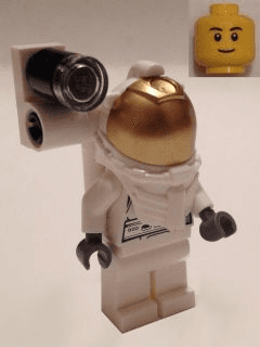 LEGO Astronaut Male with Side Lamp (cty0561) minifigure