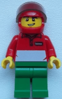 LEGO City Square Pizza Delivery Man (cty0573) Town / City Minifigure