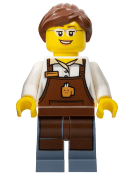 LEGO City Square Barista (cty0580) minifigure