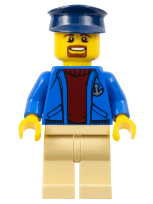 LEGO Deep Sea Captain (cty0597) Town / City Minifigure