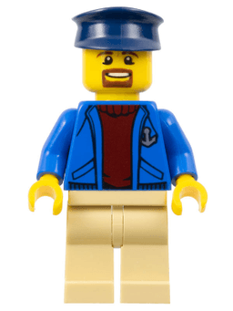 LEGO Deep Sea Captain (cty0597) minifigure