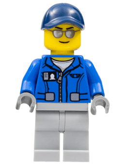LEGO Deep Sea Seaplane Pilot (cty0604) minifigure