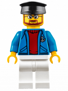LEGO Ferry Captain (cty0622) Town / City Minifigure