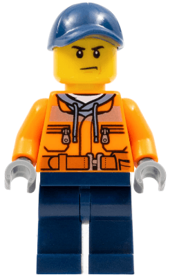 LEGO Construction Worker (cty0641) minifigure
