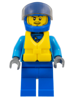 LEGO Race Boat Driver (cty0646) minifigure