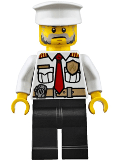 LEGO Fire Boat Captain (cty0647) minifigure