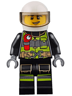 LEGO Fire (cty0652) Town / City Minifigure
