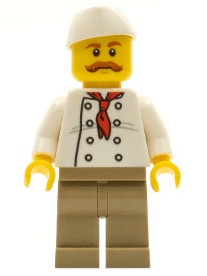 LEGO Hot Dog Vendor (cty0655) Town / City Minifigure