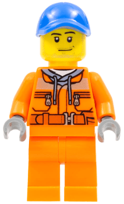LEGO Tow Truck Driver (cty0674) Town / City Minifigure