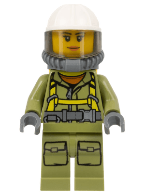 LEGO Volcano Explorer (cty0681) Town / City Minifigure